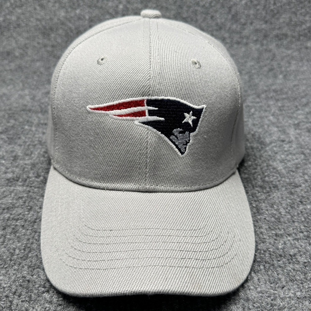 New England Patriots NFL Team Apparel Hat Mens OSFM Gray Football Sportswear